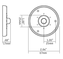 Round Doorbell Button