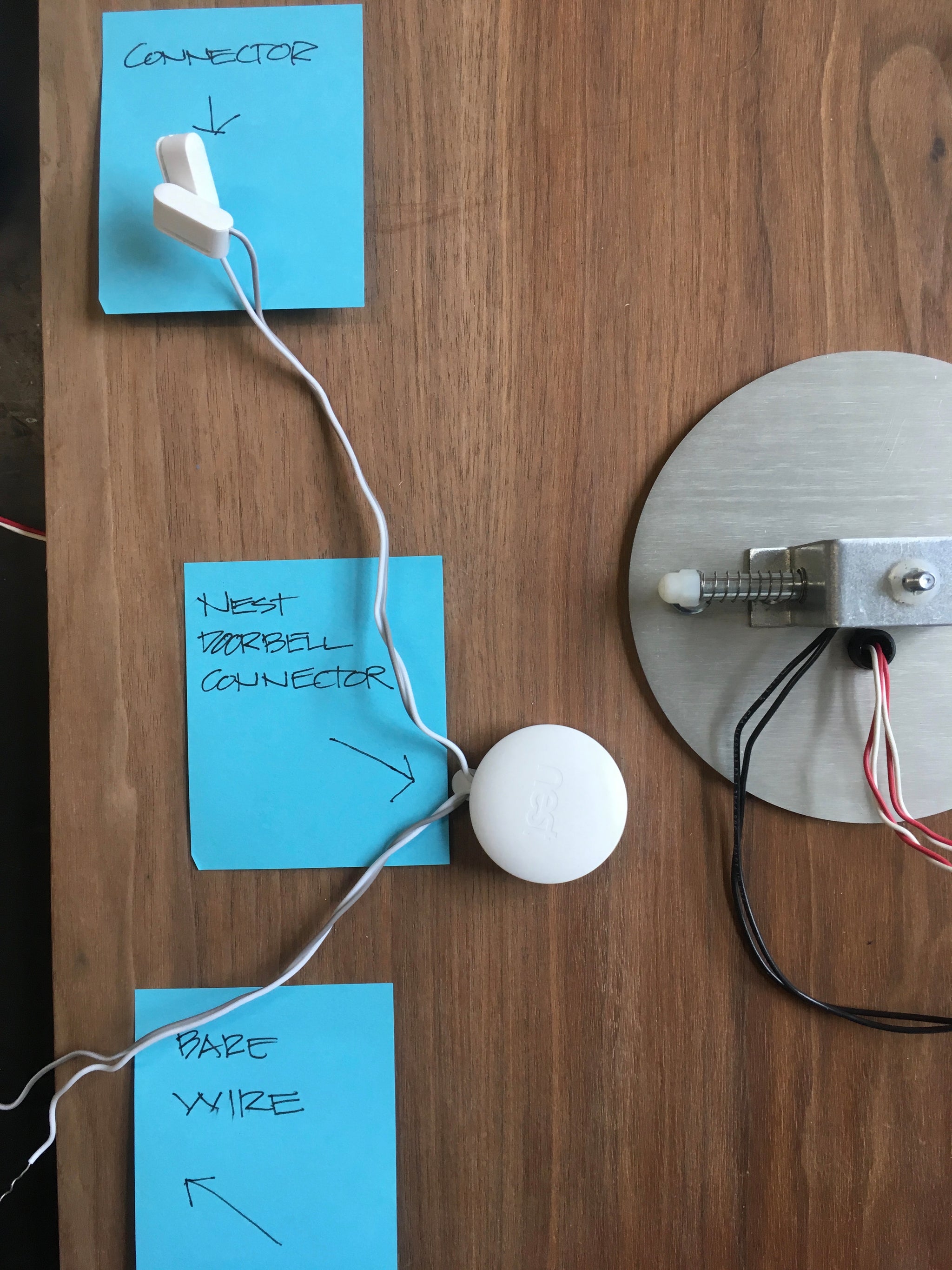 NEST doorbell connector instructions