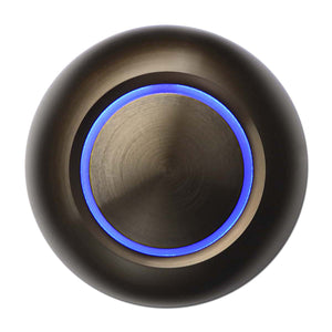 True Doorbell Button | Bronze, Blue Illumination